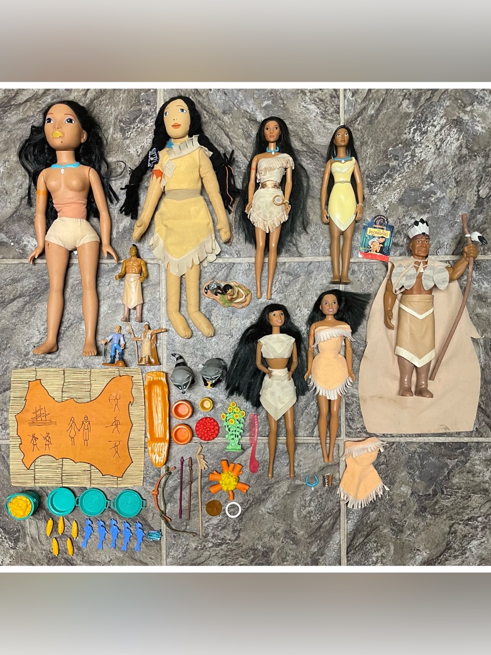 Vintage Pocahontas Barbie's & more